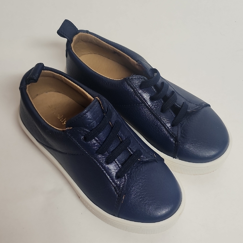 Freshly Picked Dark Navy Blue Kids Sneakers Sz 10 Minimalist Simple, Comfortable